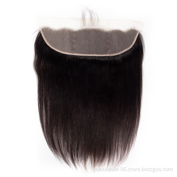 Transparent Natural Raw Malaysian Human Hair HD Transparent Lace Frontal Closure With Soft Hand Feeling